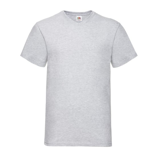 Fruit of the Loom Unisex Adult Valueweight Heather V Neck T-Shirt (Heather Grey) - Image 1
