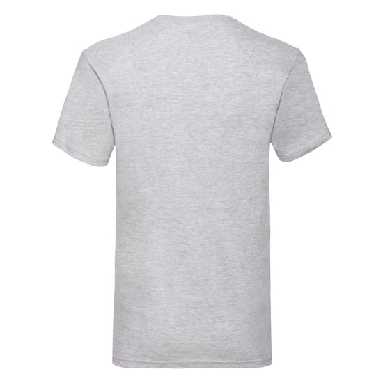 Fruit of the Loom Unisex Adult Valueweight Heather V Neck T-Shirt (Heather Grey) - Image 2