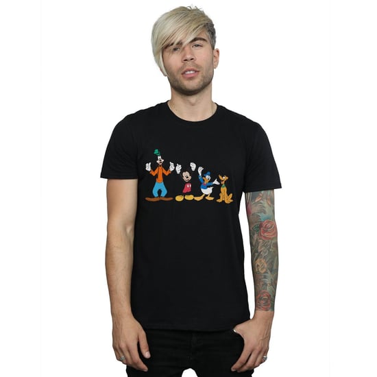 Disney Mens Mickey Mouse Friends T-Shirt (Black) - Image 2
