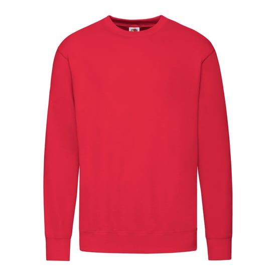Fruit of the Loom Unisex Adult Lightweight Set-in Sweatshirt (Red) - Image 1