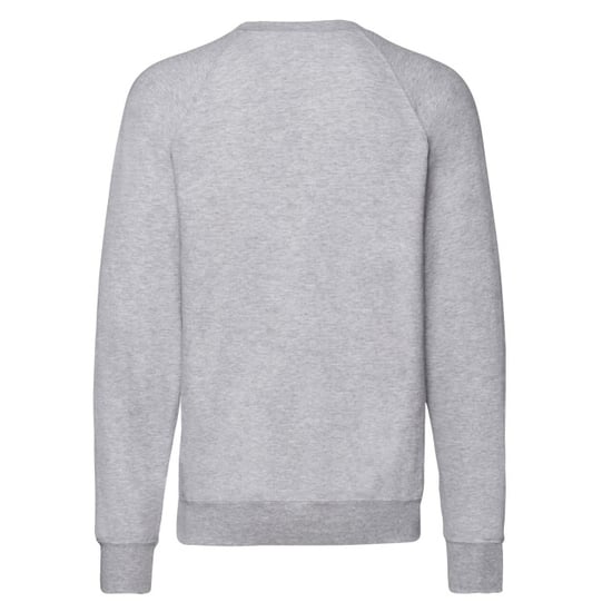 Fruit of the Loom Unisex Adult Lightweight Raglan Sweatshirt (Heather Grey) - Image 2