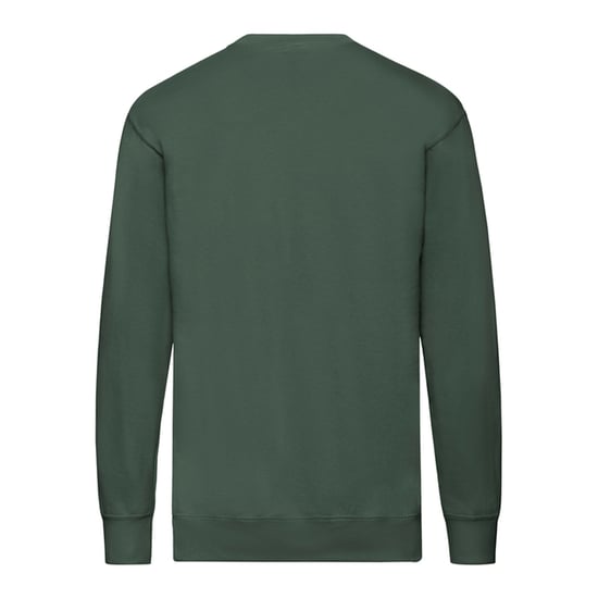 Fruit of the Loom Unisex Adult Lightweight Set-in Sweatshirt (Bottle Green) - Image 2