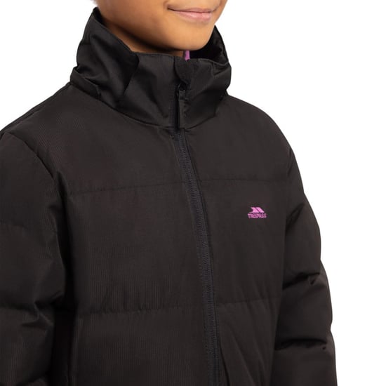 Trespass Girls Tiffy Padded Coat (Black) - Image 3