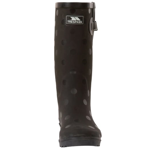 Trespass Unisex Adult Elena Polka Dot Wellington Boots (Black) - Image 6