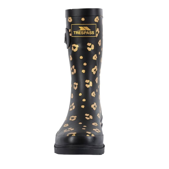 Trespass Womens/Ladies Celeste Printed Wellington Boots (Leopard) - Image 5