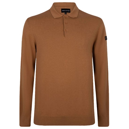 Presly & Sun Sweater Brad Polo de punto de manga larga Marrón - Image 1