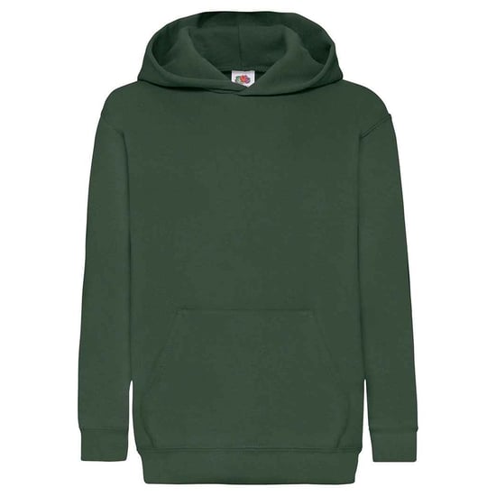 Fruit of the Loom Childrens/Kids Classic Hoodie (Bottle Green) - Image 1