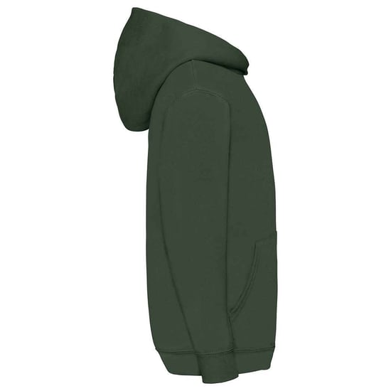 Fruit of the Loom Childrens/Kids Classic Hoodie (Bottle Green) - Image 3