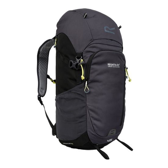 Regatta Highton V2 45L Backpack (Black/Seal Grey) - Image 3