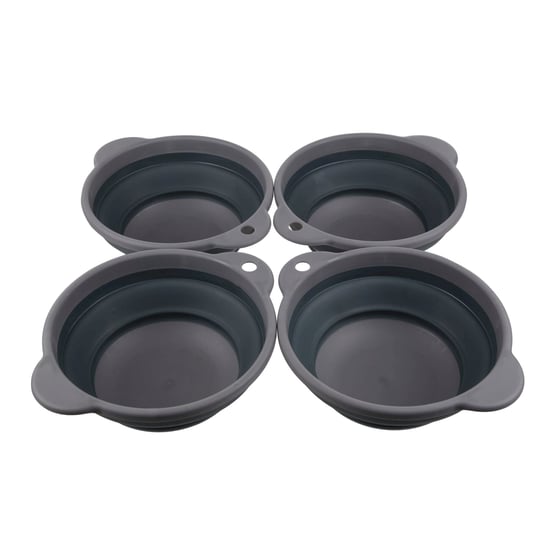 Regatta Folding Bowl (Set Of 4) (Ebony Grey) - Image 3