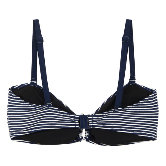 Regatta Womens/Ladies Aceana III Seeksucker Bikini Top (Navy/White) - Image 2
