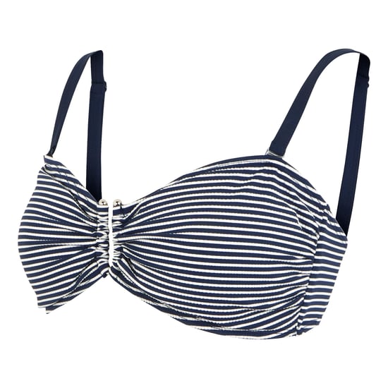 Regatta Womens/Ladies Aceana III Seeksucker Bikini Top (Navy/White) - Image 3