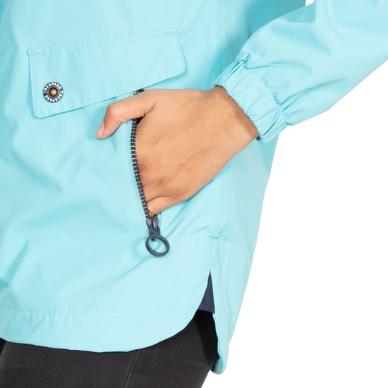 Trespass Womens/Ladies Flourish Waterproof Jacket (Aquamarine) - Image 4