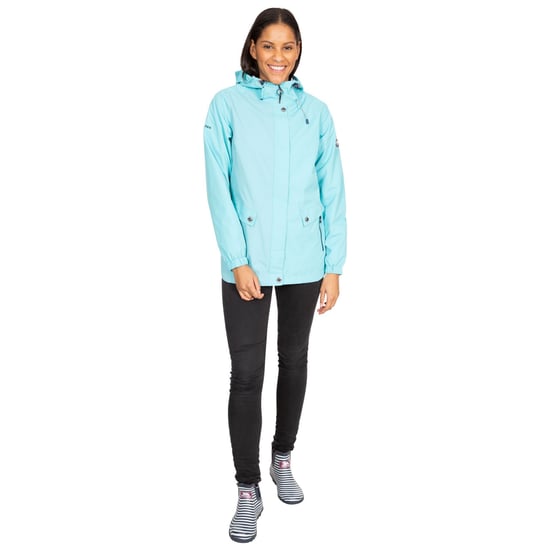 Trespass Womens/Ladies Flourish Waterproof Jacket (Aquamarine) - Image 6