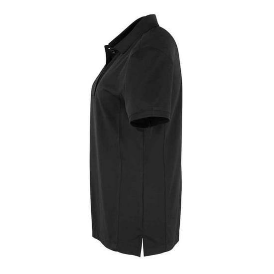 Premier Womens/Ladies Coolchecker Polo Shirt (Black) - Image 3
