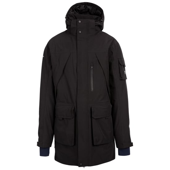 Trespass Mens Pelsall TP75 Waterproof Jacket (Black) - Image 1