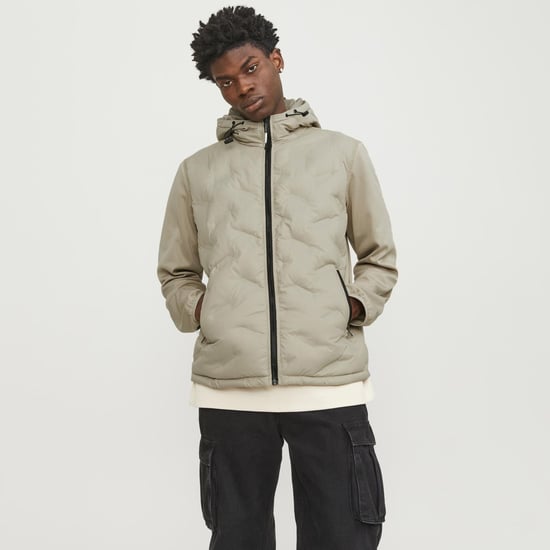 Chaqueta Jack & Jones invierno Chaqueta Heat Hybrid Beige - Image 2