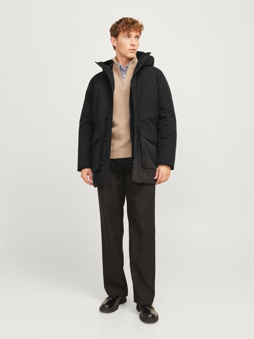 Jack & Jones Chaqueta invierno City Parka Negro - Image 3