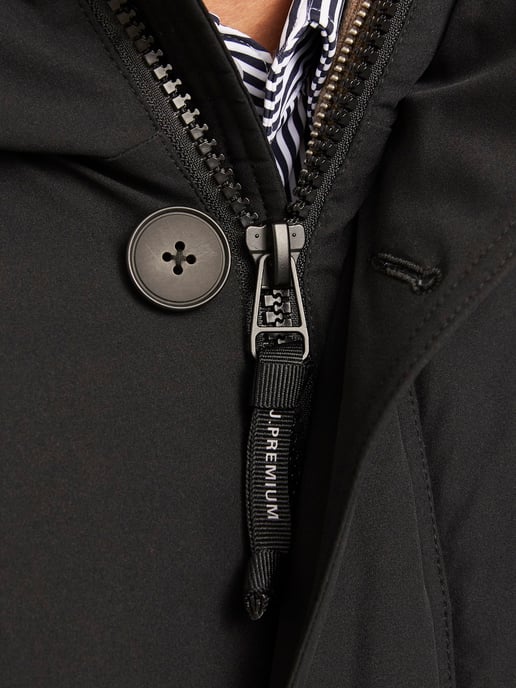 Jack & Jones Chaqueta invierno City Parka Negro - Image 5