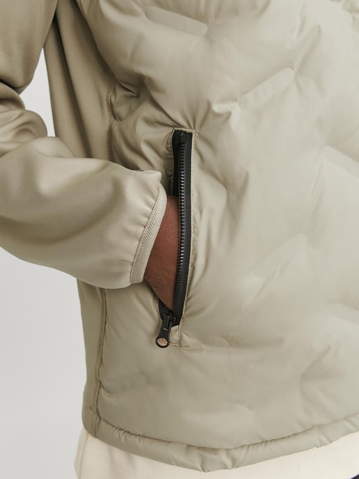 Chaqueta Jack & Jones invierno Chaqueta Heat Hybrid Beige - Image 5