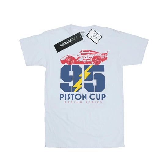 Disney Mens Cars Piston Cup 95 T-Shirt (White) - Image 1