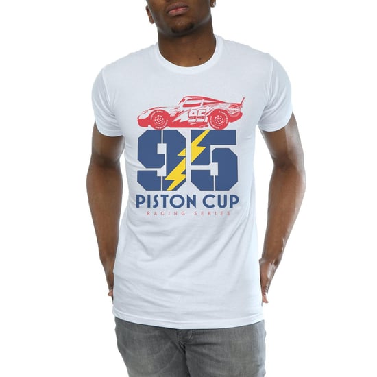 Disney Mens Cars Piston Cup 95 T-Shirt (White) - Image 3