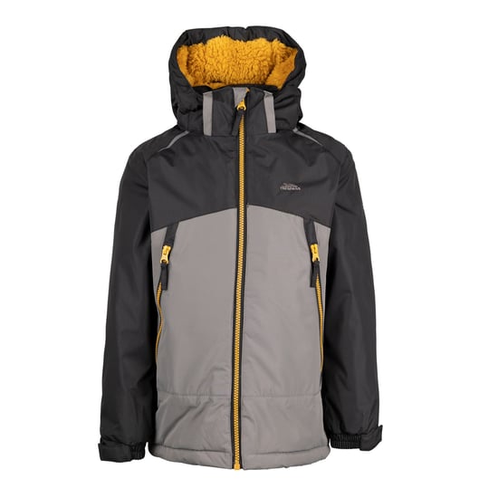 Trespass Childrens/Kids Discover Contrast Zip Jacket (Storm Grey) - Image 1