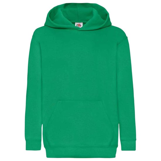Fruit of the Loom Childrens/Kids Classic Hoodie (Kelly Green) - Image 1