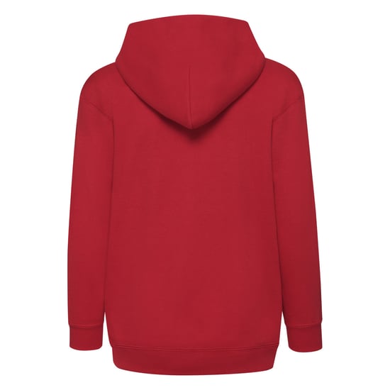 Fruit of the Loom Childrens/Kids Classic Hooded Jacket (Red) - Image 2