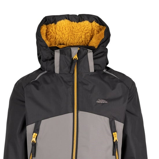 Trespass Childrens/Kids Discover Contrast Zip Jacket (Storm Grey) - Image 2