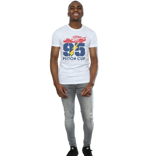 Disney Mens Cars Piston Cup 95 T-Shirt (White) - Image 4