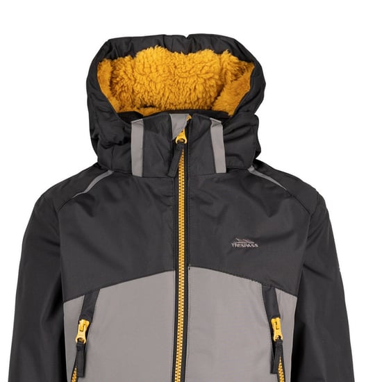 Trespass Childrens/Kids Discover Contrast Zip Jacket (Storm Grey) - Image 3