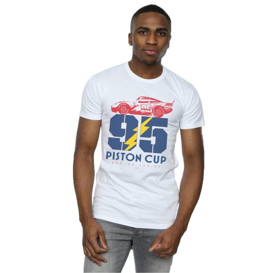 Disney Mens Cars Piston Cup 95 T-Shirt (White) - Image 5