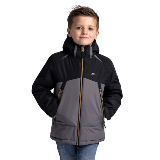 Trespass Childrens/Kids Discover Contrast Zip Jacket (Storm Grey) - Image 4