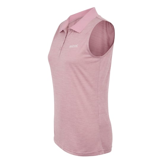 Regatta Womens/Ladies Tima II Sleeveless Polo Shirt (Lilac) - Image 3