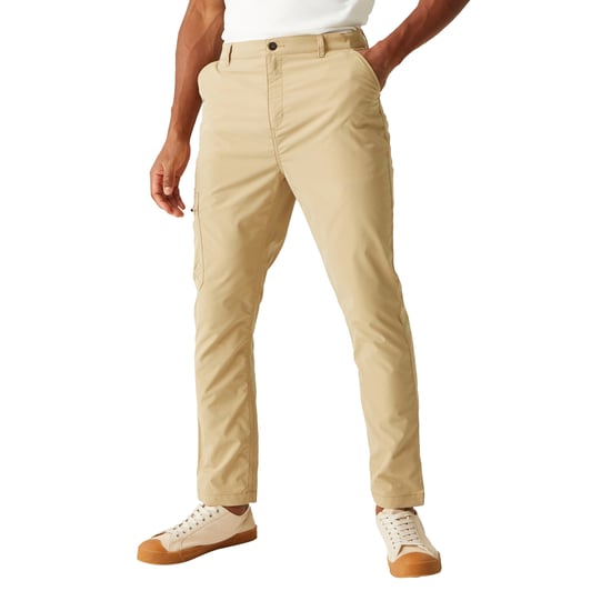 Regatta Mens Dalry Multi Pocket Trousers (Oat) - Image 4