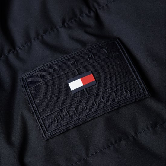 Tommy Hilfiger Chaqueta Invierno Chaqueta con capucha de marca Azul - Image 4