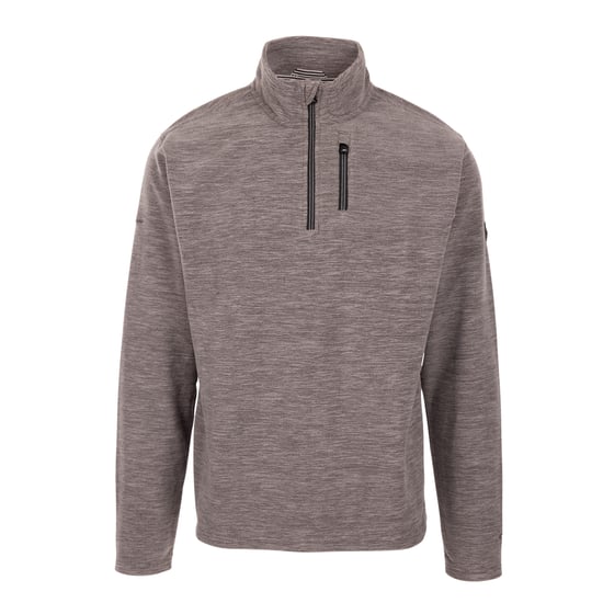 Trespass Mens Farnworth AT100 Fleece Top (Grey) - Image 1