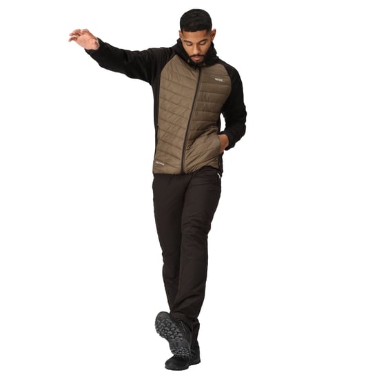 Regatta Mens Andreson VIII Hybrid Jacket (Crocodile/Black) - Image 6