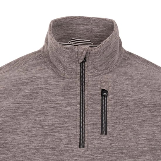 Trespass Mens Farnworth AT100 Fleece Top (Grey) - Image 3