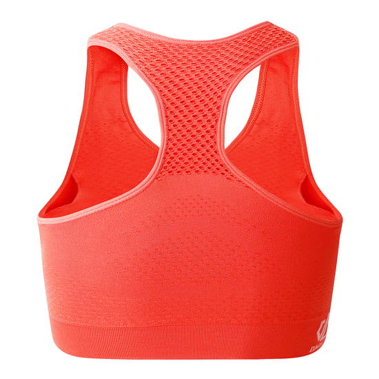 Dare 2B Womens/Ladies Dont Sweat It II Sports Bra (Peach Bloom) - Image 2