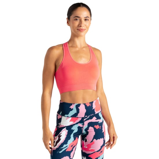 Dare 2B Womens/Ladies Dont Sweat It II Sports Bra (Peach Bloom) - Image 4
