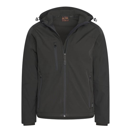 Cappuccino Italia Outdoor Chaqueta Softshell Capucha Negro Negro - Image 1