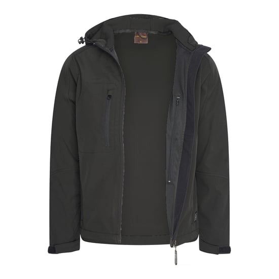 Cappuccino Italia Outdoor Chaqueta Softshell Capucha Negro Negro - Image 2