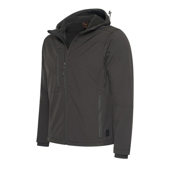 Cappuccino Italia Outdoor Chaqueta Softshell Capucha Negro Negro - Image 3