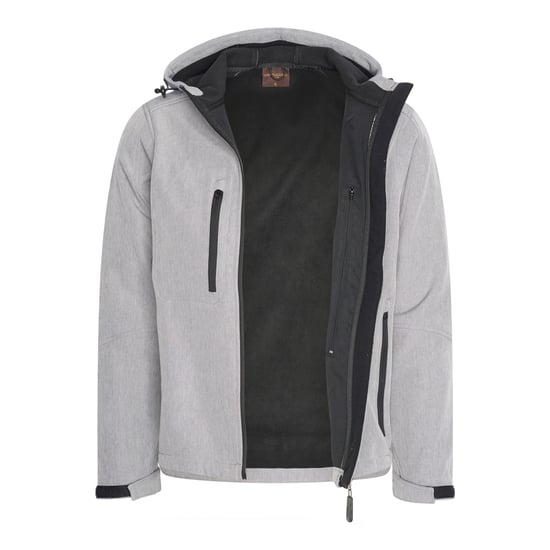 Cappuccino Italia Outdoor Chaqueta Softshell Capucha Gris Gris - Image 2