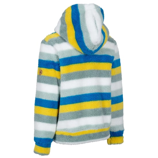 Trespass Childrens/Kids Wonderful Stripe Fleece Jacket (Teal Mist) - Image 2