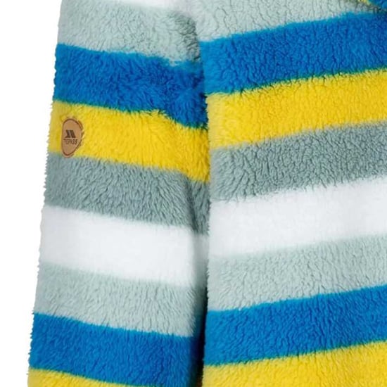 Trespass Childrens/Kids Wonderful Stripe Fleece Jacket (Teal Mist) - Image 4