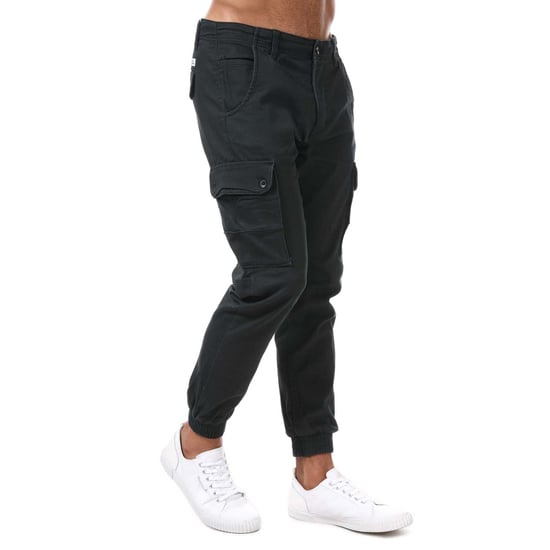 Pantalones Cargo Slim Fit Paul Warner de Jack Jones para Hombre en Negro - Image 1