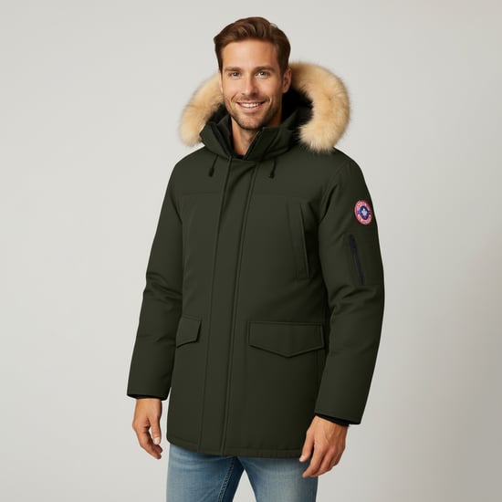 Subprime Chaqueta invierno Parka Tommy Verde - Image 3